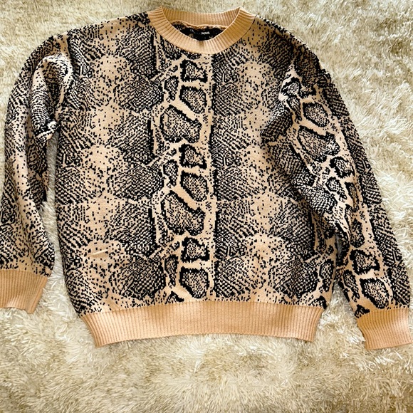 Animal Print Knit Jogger - Picture 3 of 3